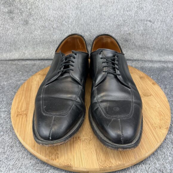 Allen Edmonds Delray Shoes Mens Size 10 C Black Leather Derby Made USA main image 12